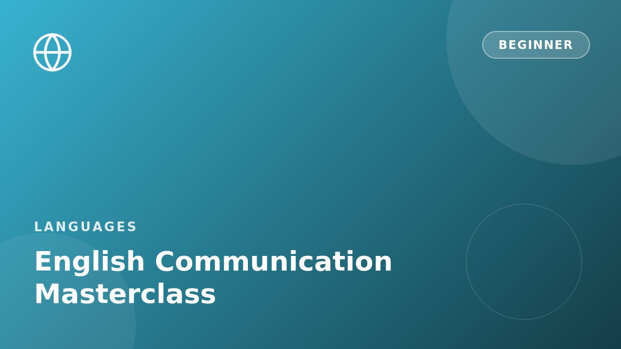 English Communication Masterclass