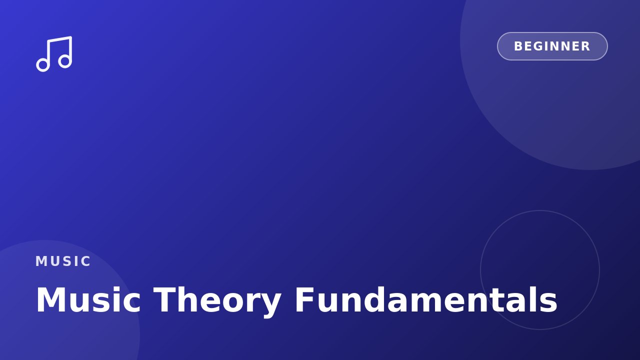 Music Theory Fundamentals