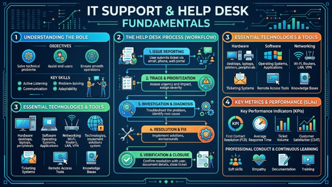 IT Support & Help Desk Fundamentals
